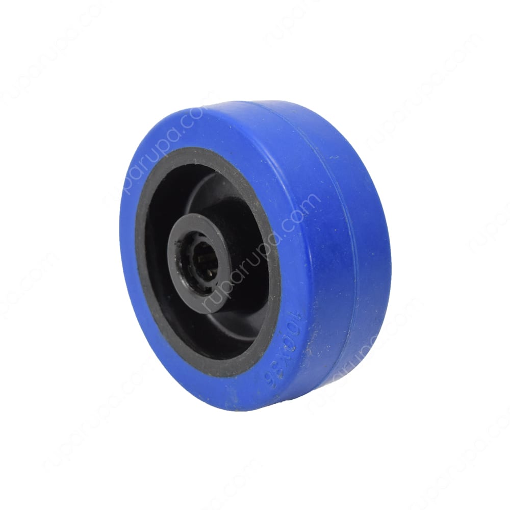 Jual Krisbow  Roda Troli  Heavy Duty 100 Mm Biru Terbaru 