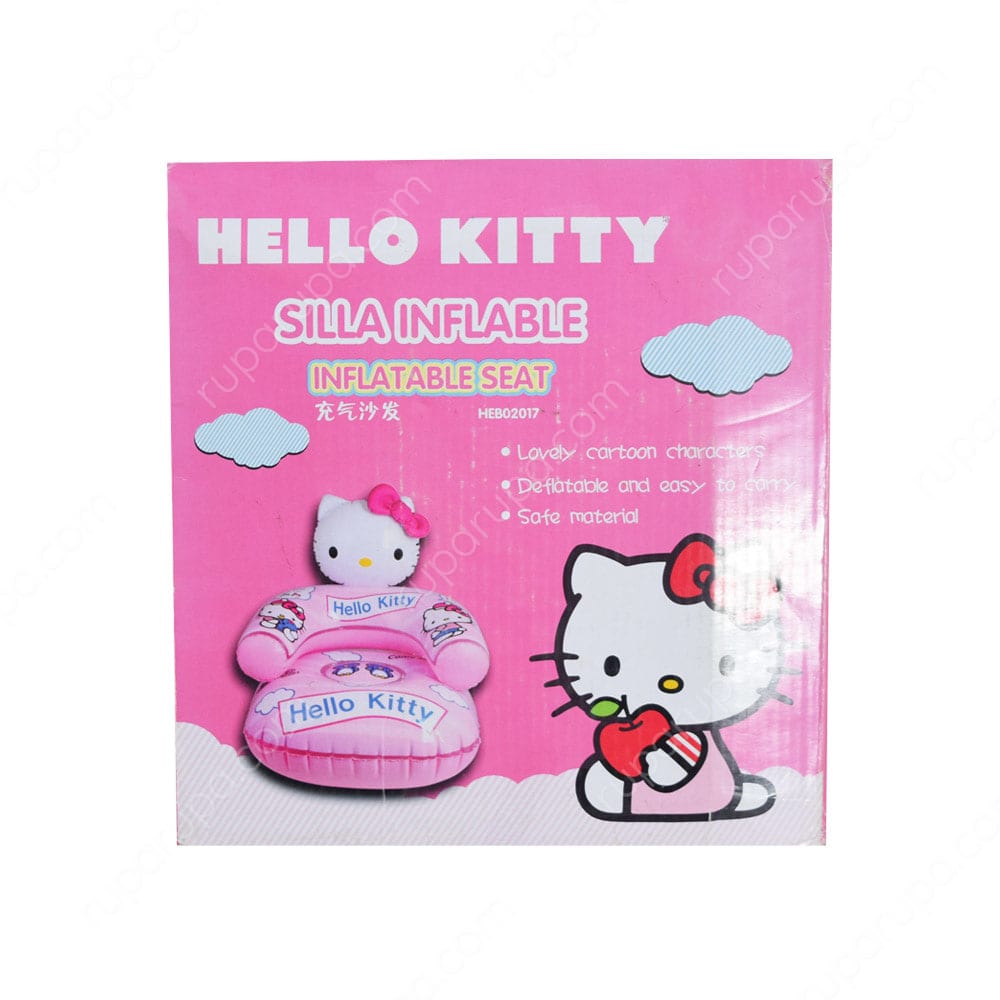 hello kitty ban renang sofa angin pink