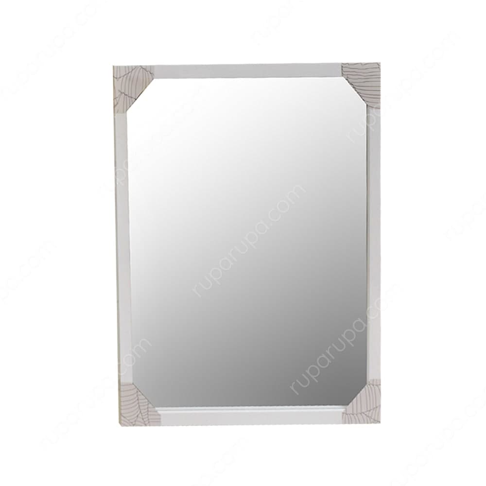 Jual Cermin Dinding  Dekorasi  M 12 50 X 60 Cm Putih Terbaik 