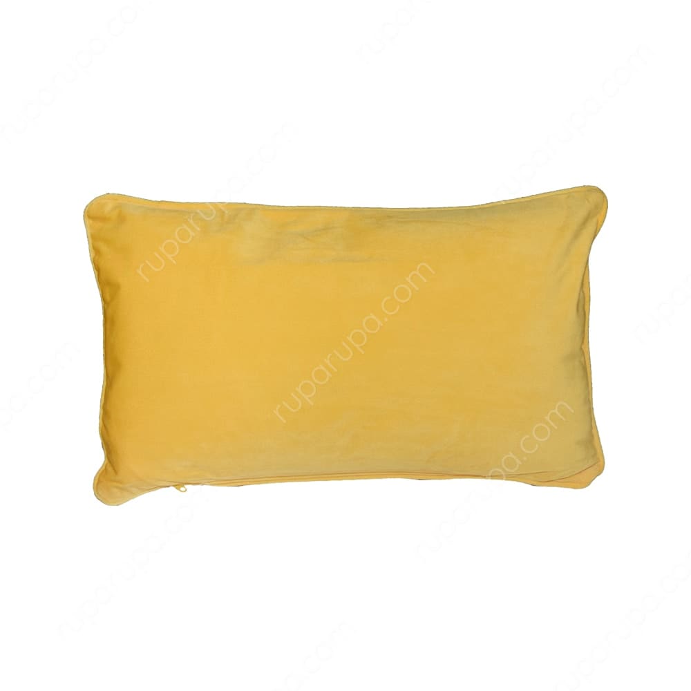 Jual Sarung Bantal  Sofa  30 X 50 Cm Velvet Lemon Terbaik 