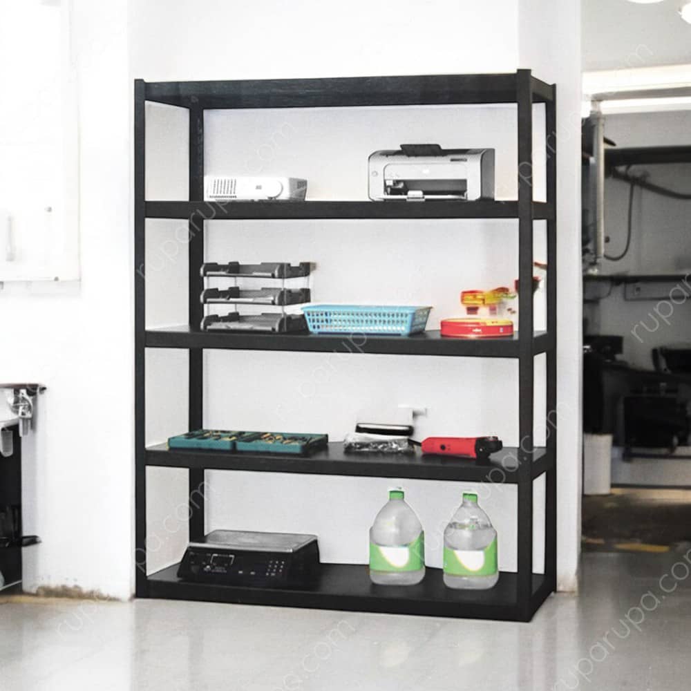 Jual Krisbow Rak Besi 5 Tingkat 120 X 45 X 180 Cm Hitam Terbaru Ruparupa