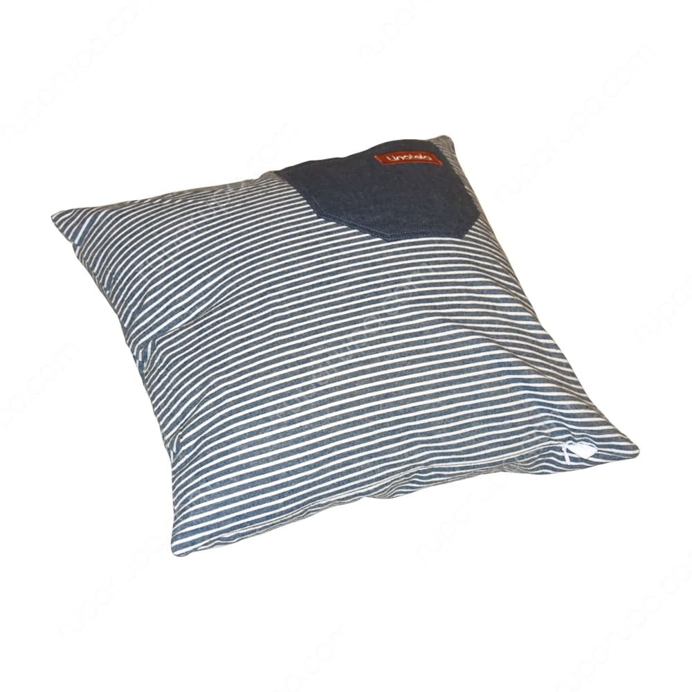 Jual Linotela 45 X 45 Cm Bantal Sofa Denim Jty 09 Biru Terbaru Ruparupa