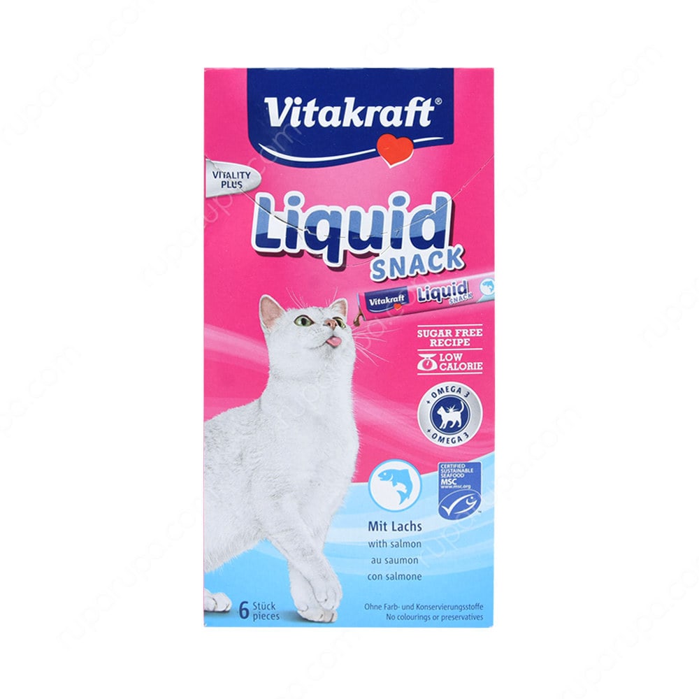 Jual Vitakraft Cemilan Kucing Salmon Liquid 15 Gr Terbaru Ruparupa