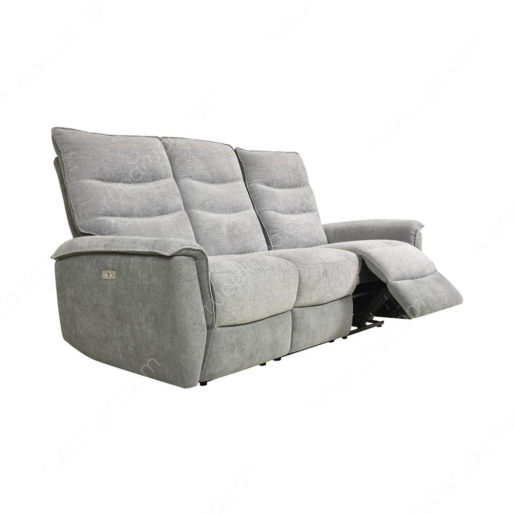 ferrara olivier sofa recliner 3 dudukan abu abu