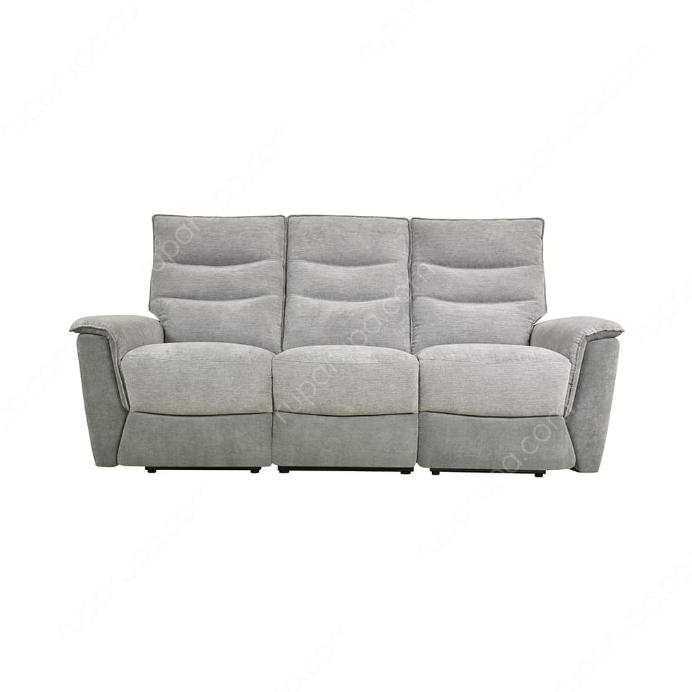 ferrara olivier sofa recliner 3 dudukan abu abu