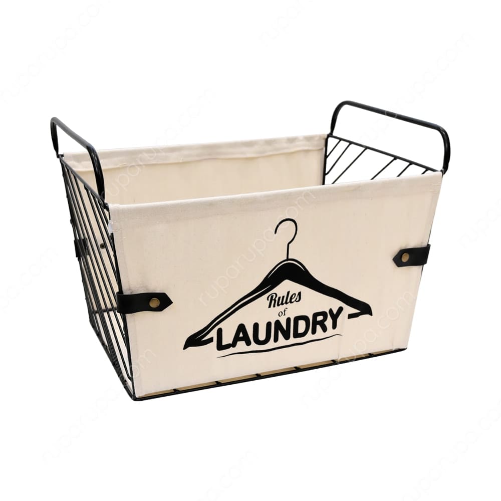 Jual Keranjang  Laundry Rules Krem Terbaik Informa 