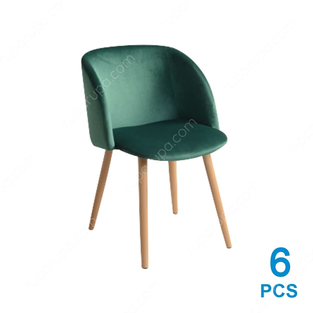 Jual Twister Heinz Set Meja Makan 6 Kursi Hijau Tua ...