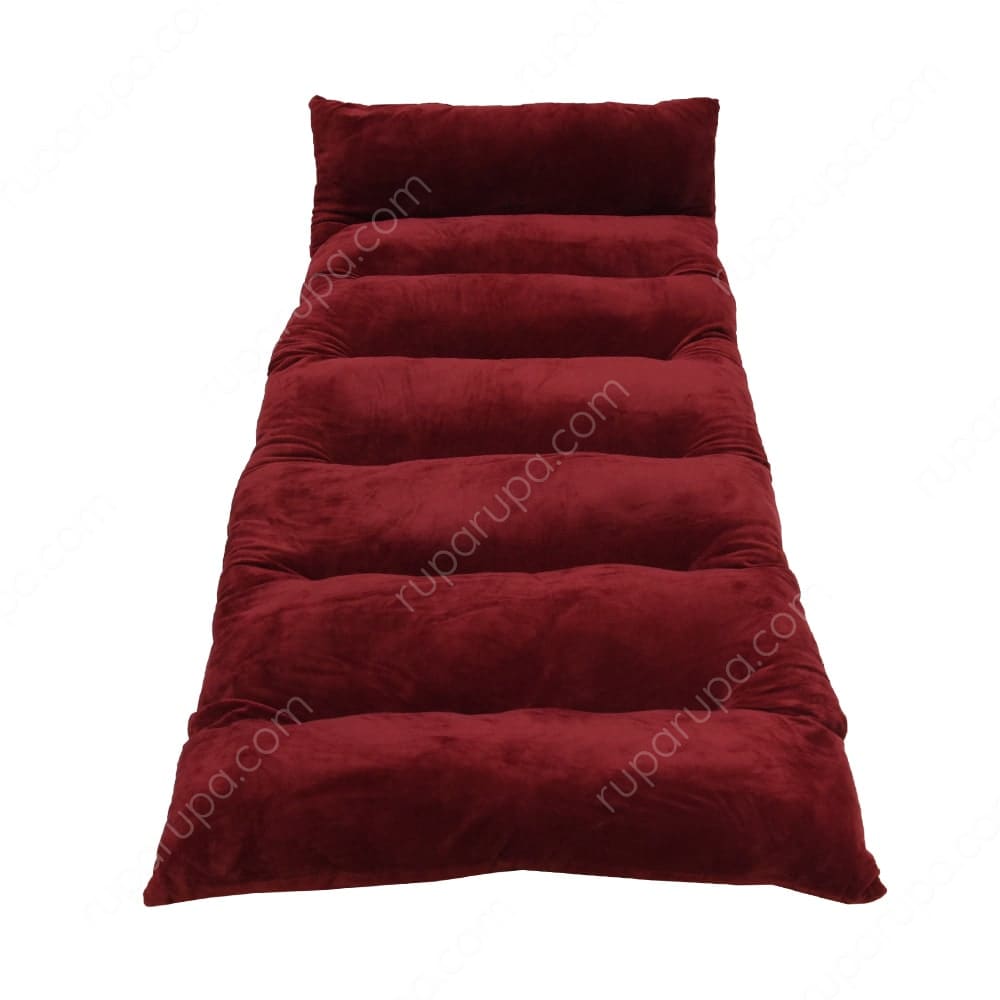 arthome 75x175 cm kasur lipat merah