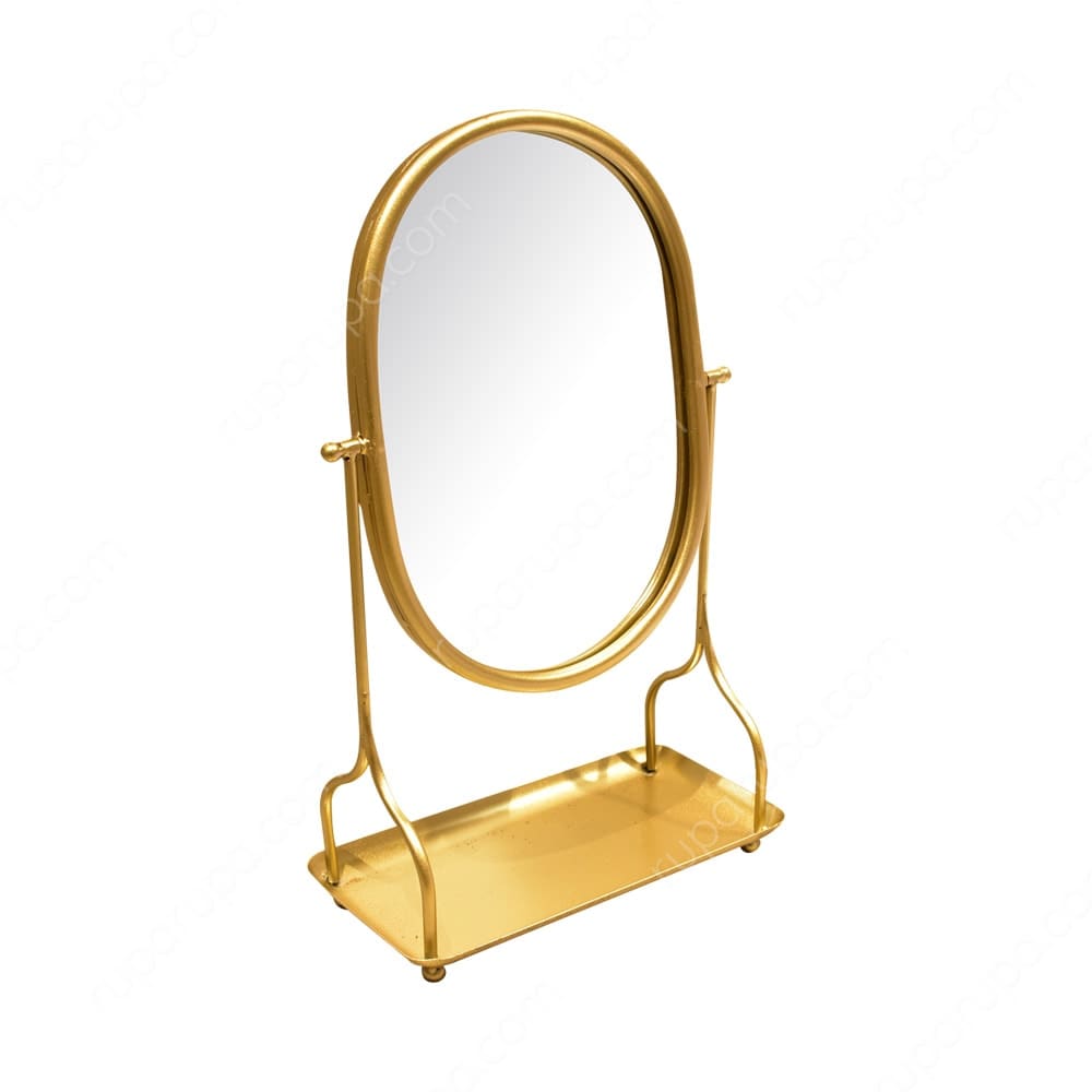 Jual Cermin Rias Meja F 70 31 X 16 X 53 Cm Gold Terbaru Ruparupa