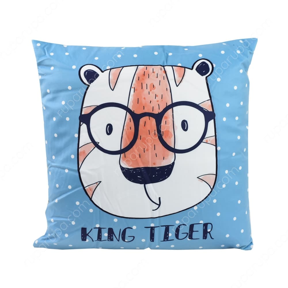 Jual Bantal Sofa 40 X 40 Cm Tiger Biru Terbaik | Informa