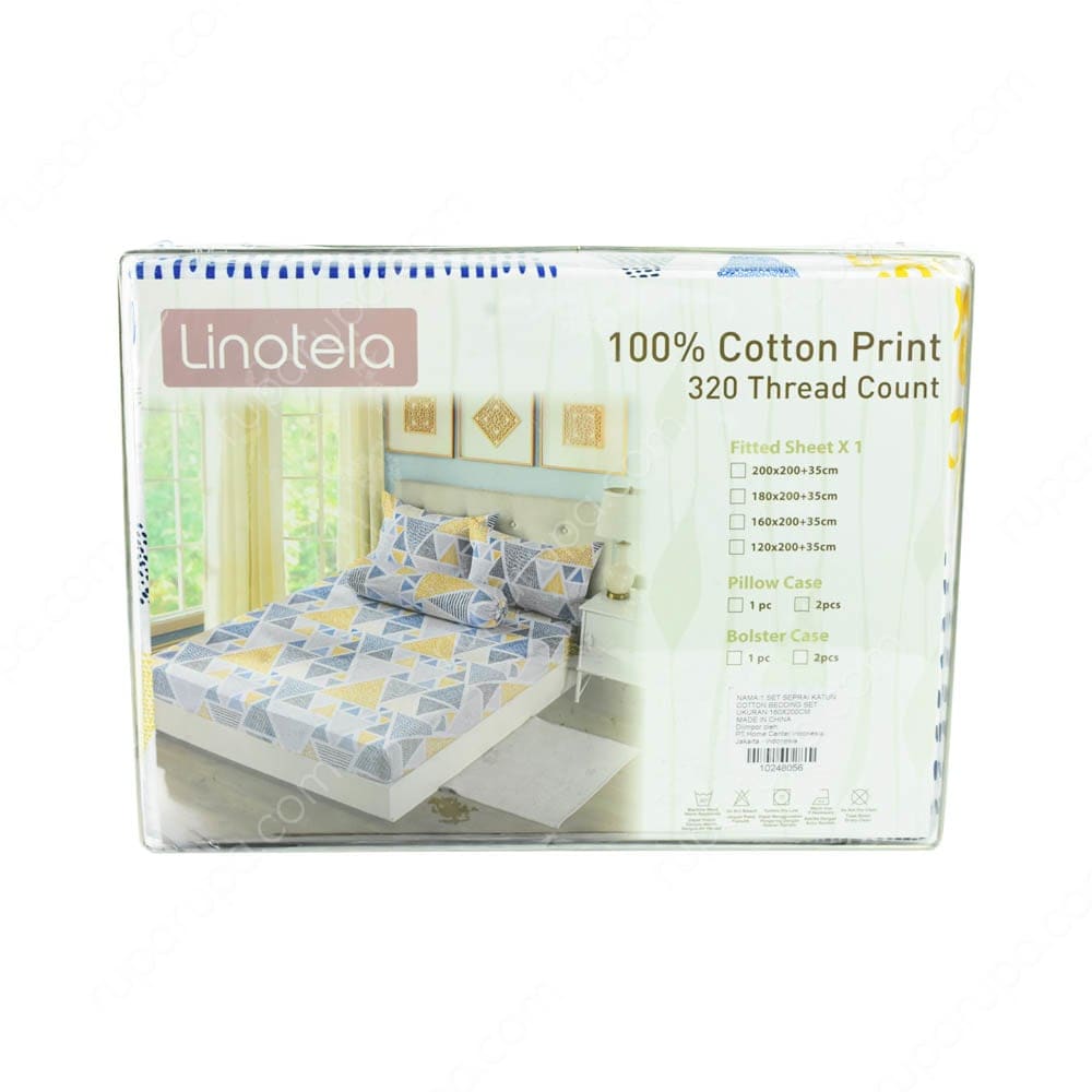 Jual Linotela 200 X 200 35 Cm Set 5 Pcs Seprai Katun ...