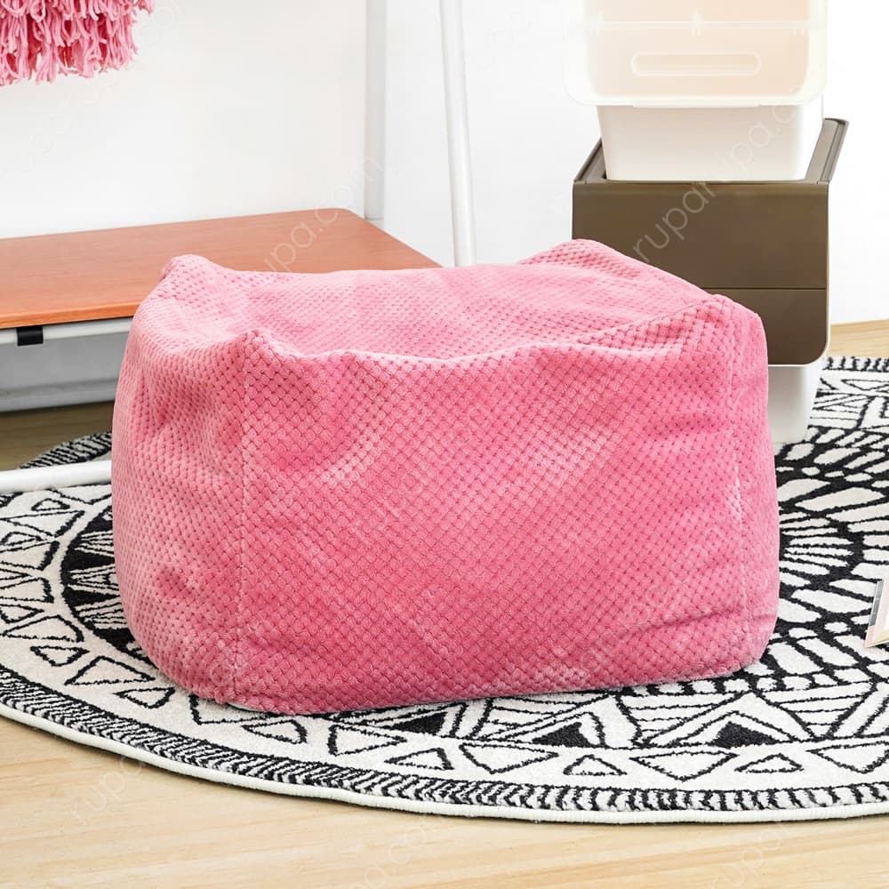 Jual Bean Bag Square Pink Terbaik Informa Bahan kain parasut 16d waterproof. bean bag square pink
