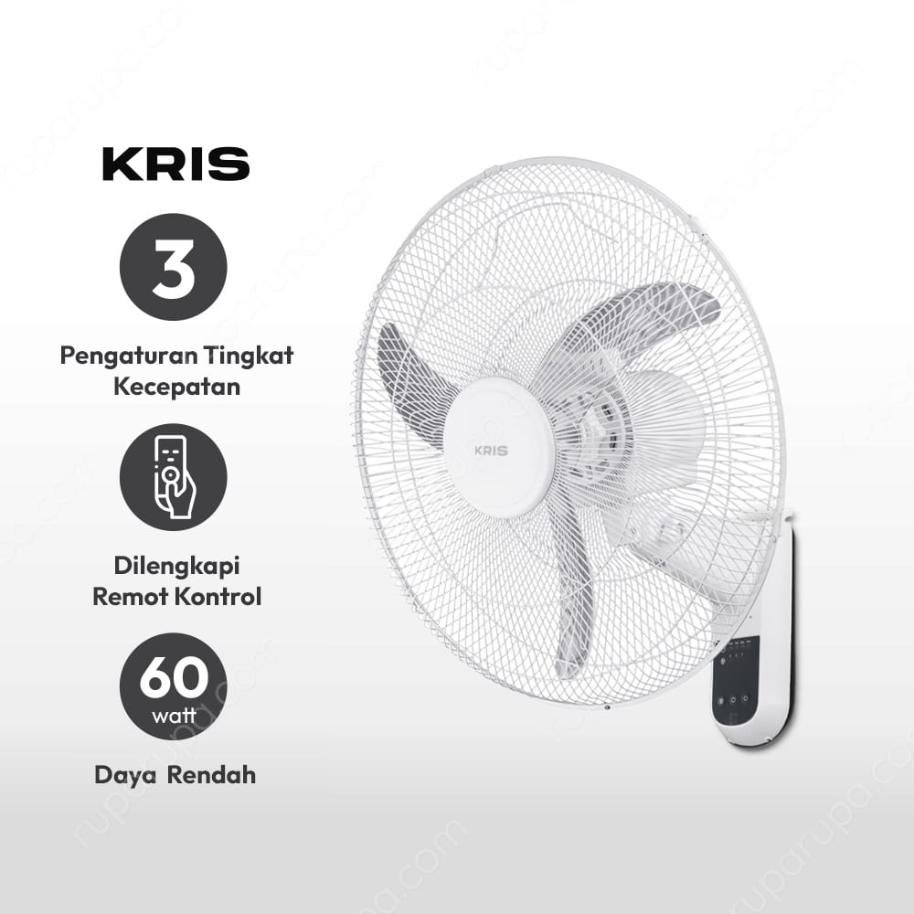 Jual Kris Kipas Angin Dinding 45 Cm Dengan Remote Terbaru Ruparupa