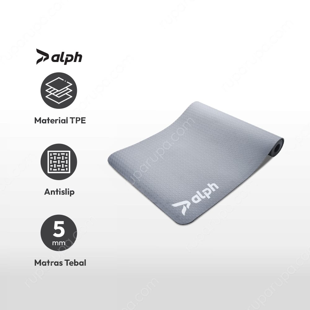 berwyn matras yoga single layer pattern weave abu abu