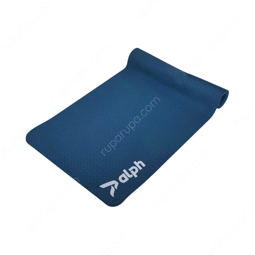 Jual Berwyn Matras Yoga Single Layer Pattern Weave Biru ...