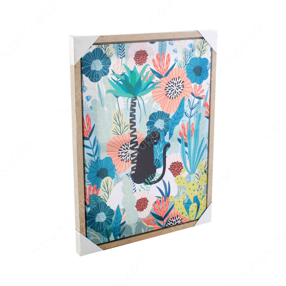 Jual Hiasan Dinding 45 X 60 Cm Kanvas Print Leopard Terbaik | Informa