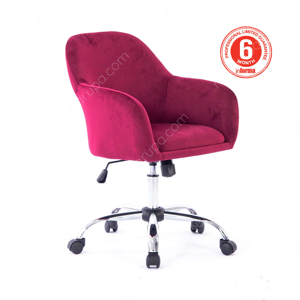 Jual Chroma Kursi  Kantor 58 X 58 X 85 Cm Merah Terbaik 