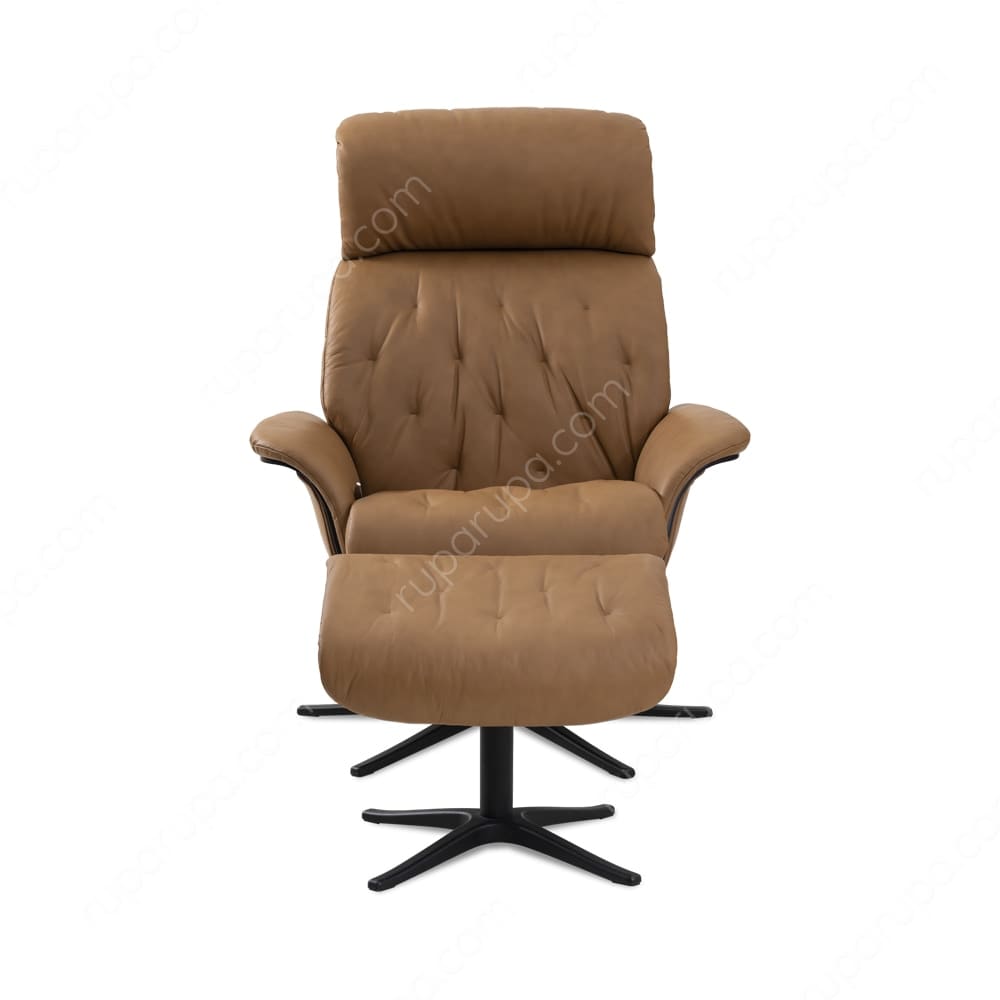 Jual Kursi  Recliner  Ottoman Cokelat Terbaik Informa 