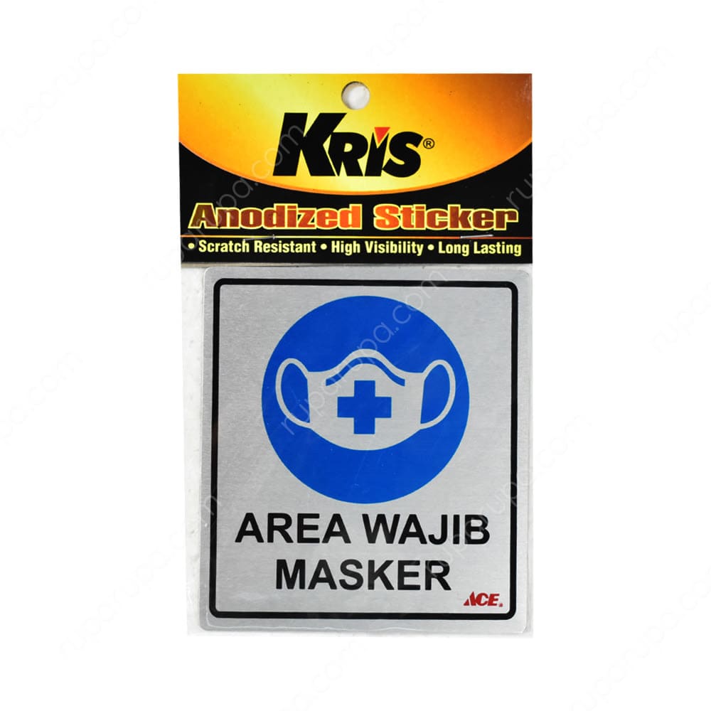 Area Wajib Masker Logo / Face Shield Personal Protective ...