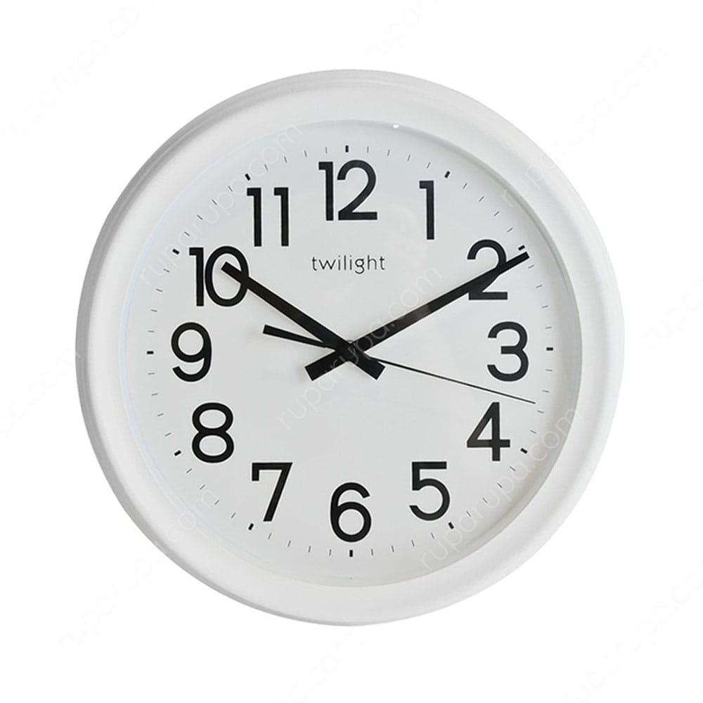 Jual Jam Dinding 35 Cm 125 Wt Putih Terbaru Ruparupa