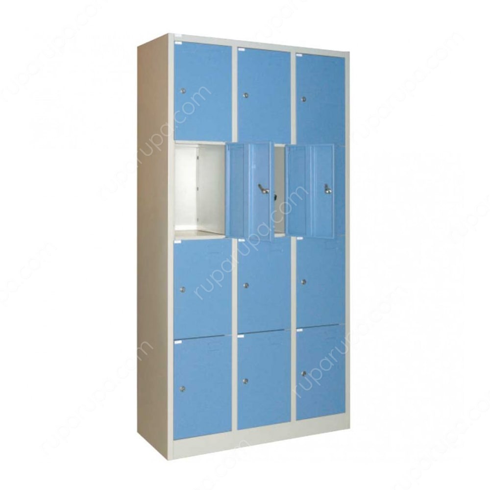 Jual Krisbow Loker 12 Pintu 90 X 39 X 180 Cm Biru Terbaru 