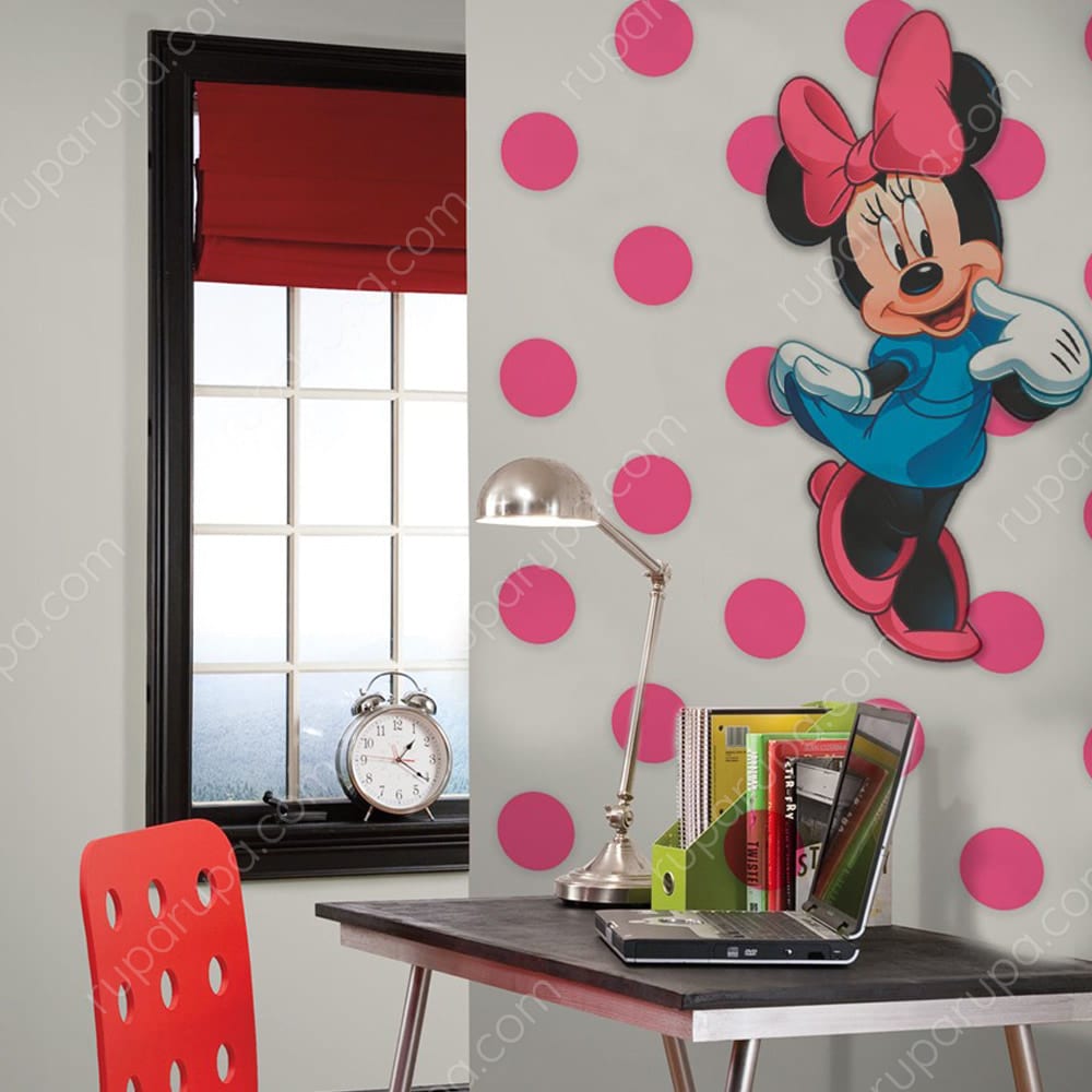 Jual Disney Polkadot Wallpaper Pink Putih  Terbaru Ruparupa