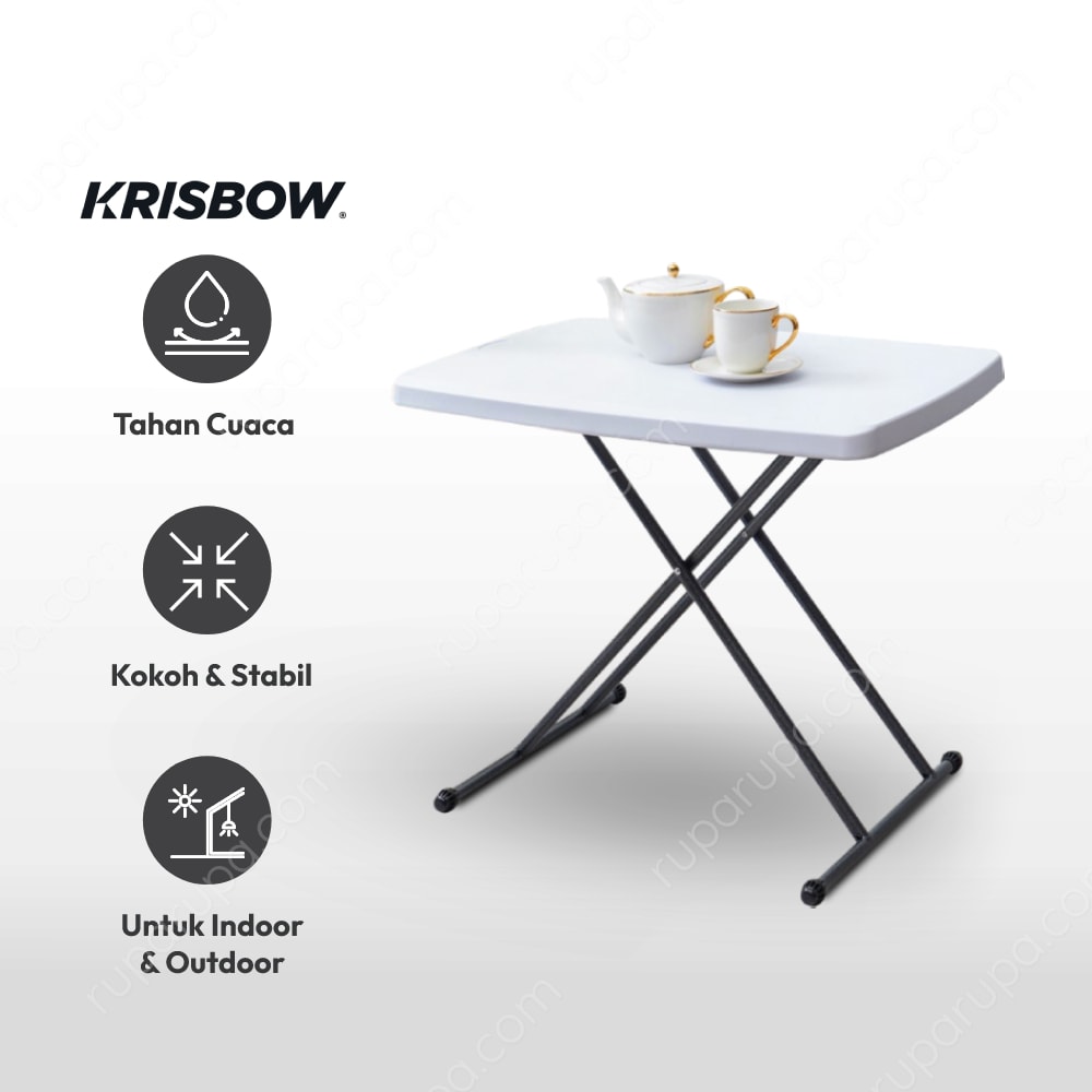 Jual Krisbow  Meja  Lipat  Adjustable Terbaru Ruparupa