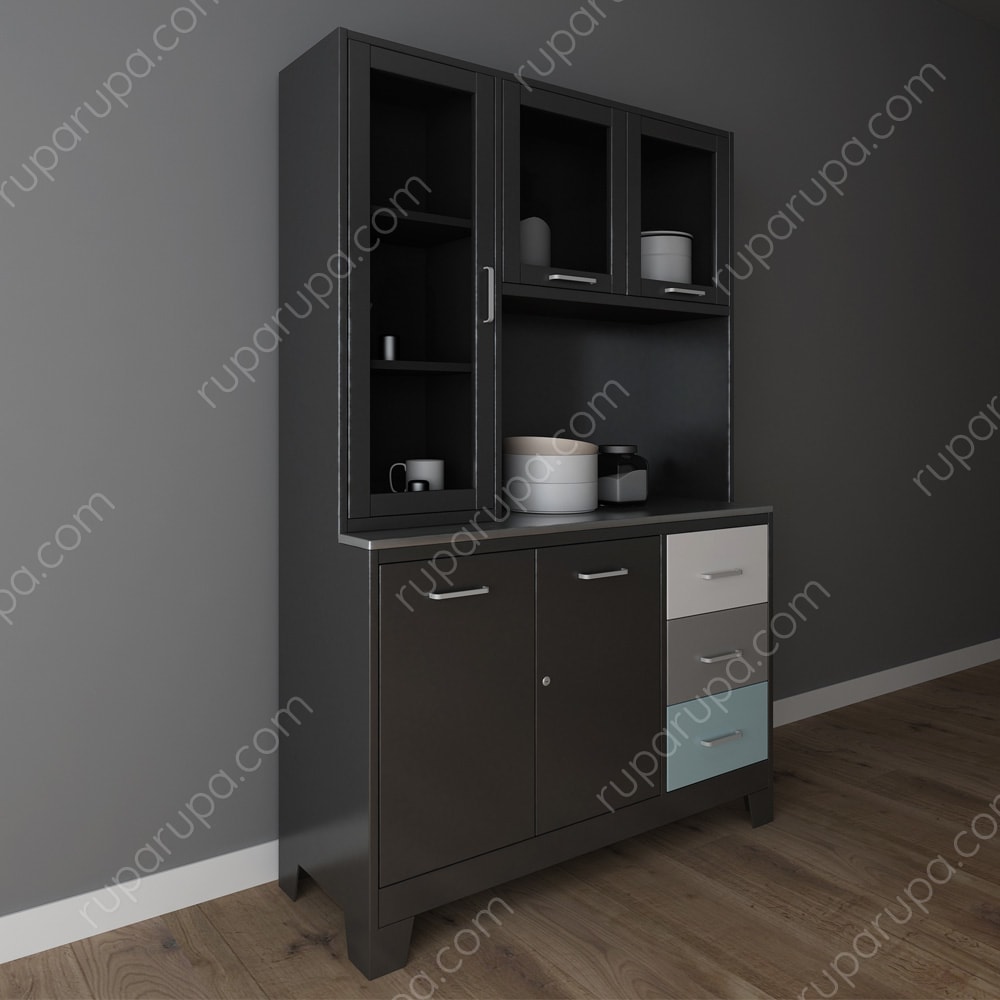 Jual Sky Set Kabinet Dapur  Hitam  Terbaru Ruparupa