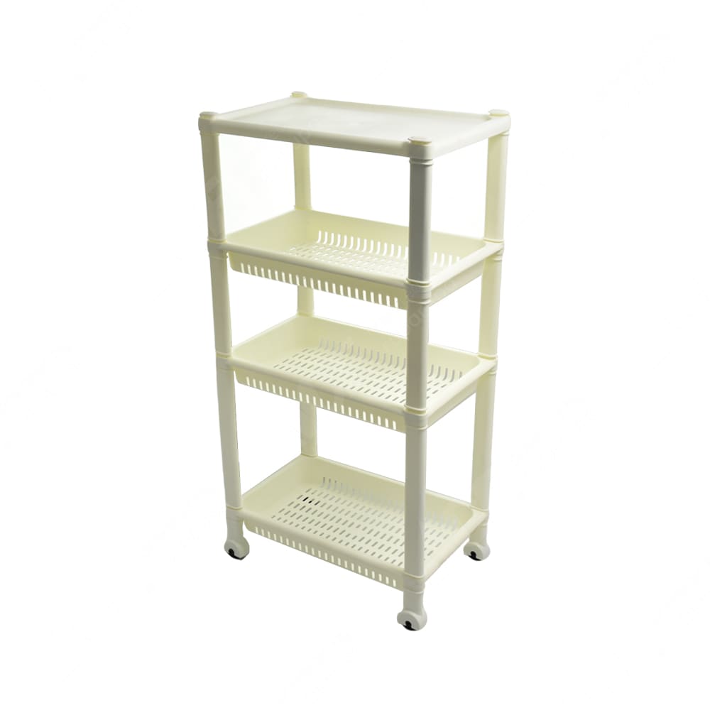 Jual Clover Troli Rak Plastik 3 Tingkat Putih Original Ace