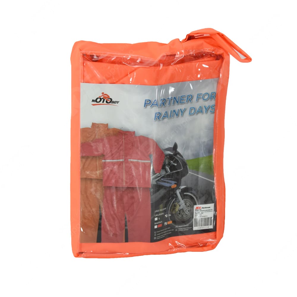 Jual Jas Hujan Motoboy Ukuran Xl Oranye Original  ACE