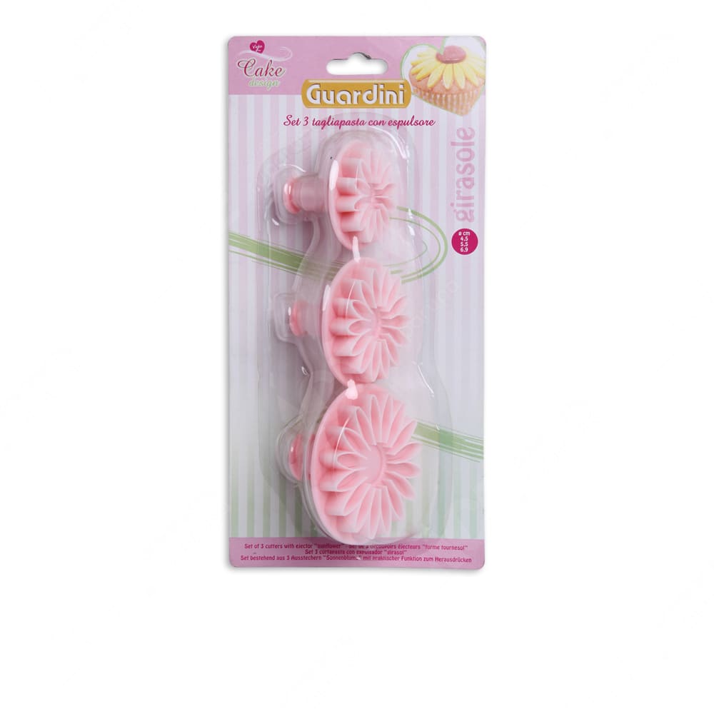 Jual Guardini Set 3 Pcs Cetakan Fondant Bunga Matahari Original Ace