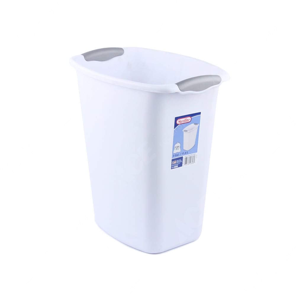 Jual Sterilite 11 Ltr Tempat Sampah  Plastik  Putih  Original 