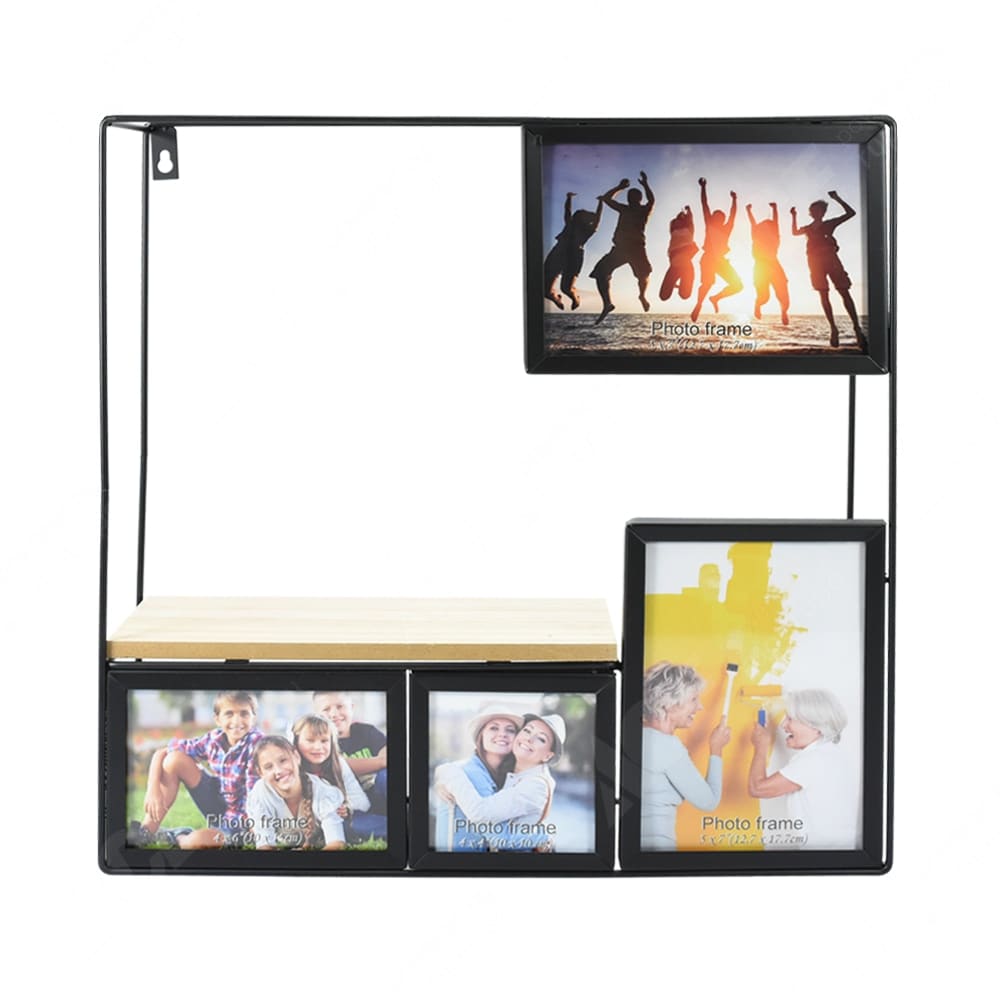 Jual Krishome Set 4 Pcs Bingkai Foto Metal Hitam Original ...