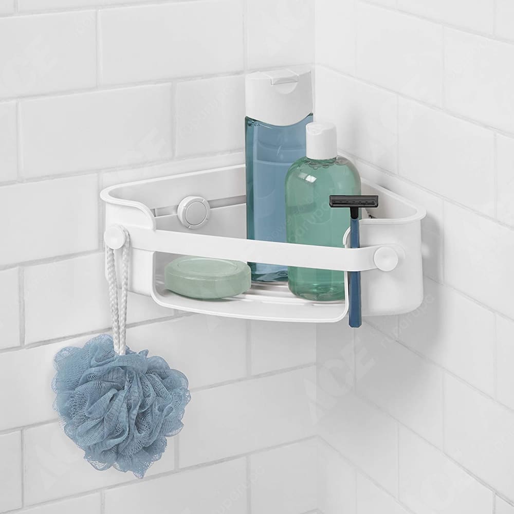 Jual Umbra Rak Sudut Kamar Mandi Flex Gel Putih Original Ace