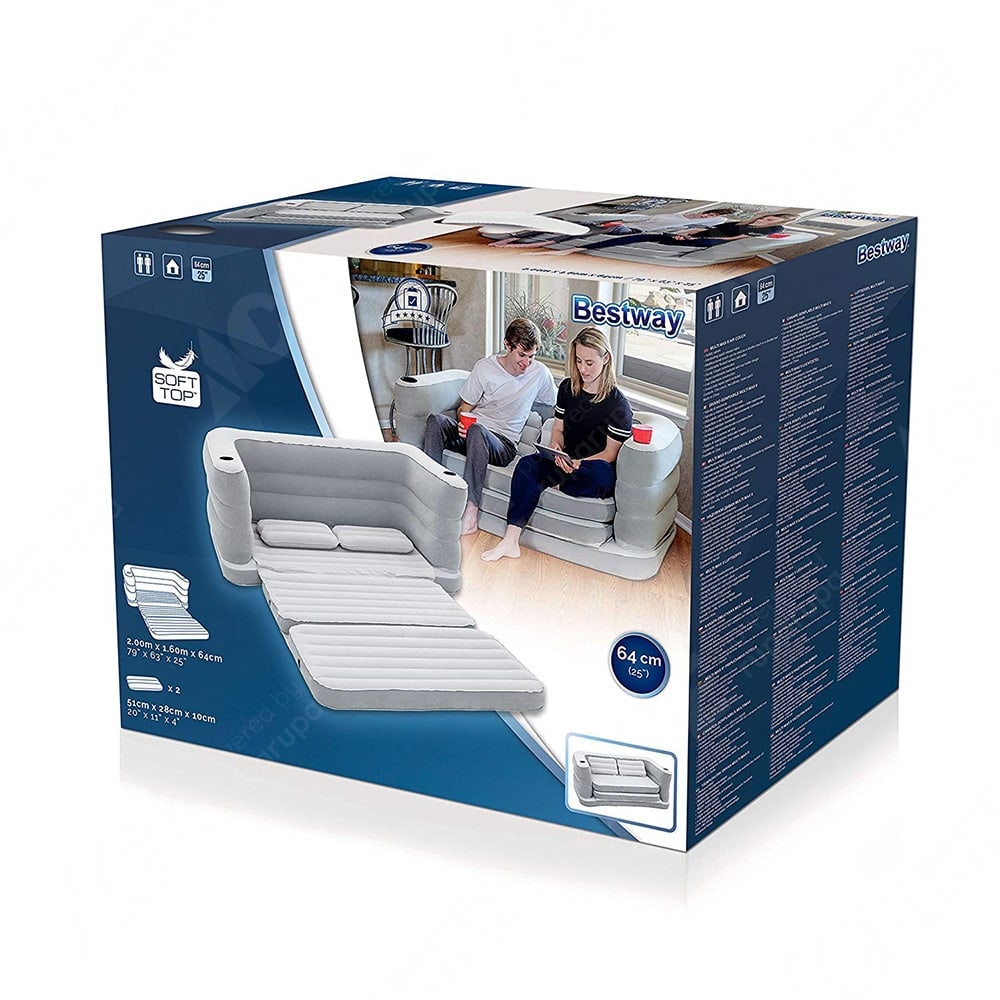 Jual Bestway 200 X 160 X 64 Cm Kasur Angin Multi Max Ii Putih Original Ace