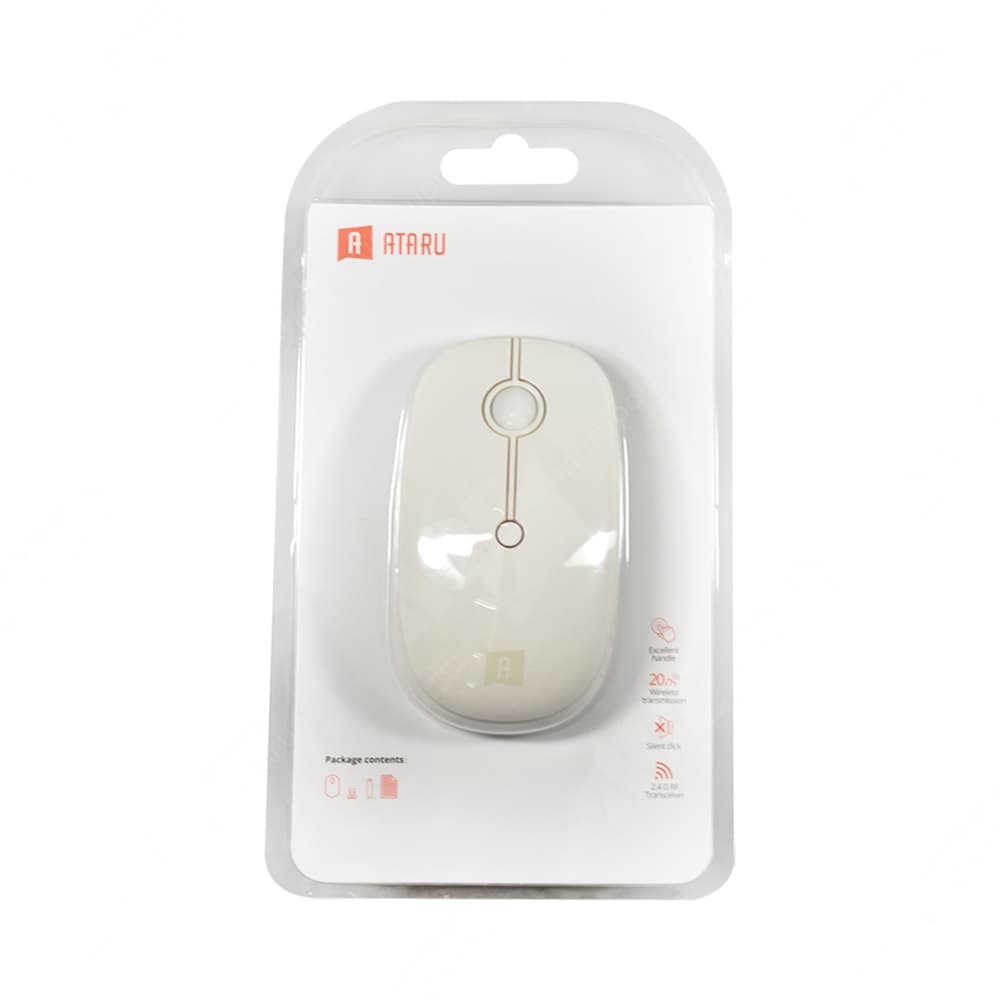 Jual Ataru Mouse Wireless 2 4 G Putih Original Ace
