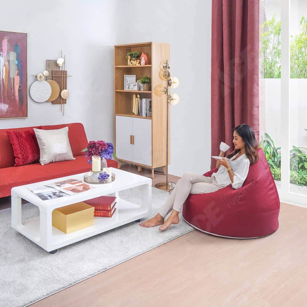 Jual Bean Bag 90 X 105 Cm Maroon Original Ace Bean bags for the home and garden at argos. bean bag 90x105 cm maroon