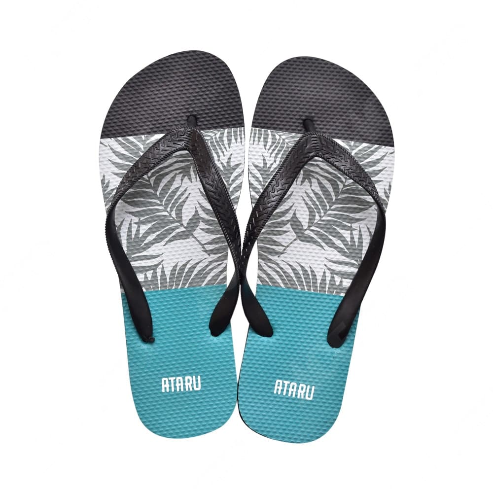 tropical flip flops