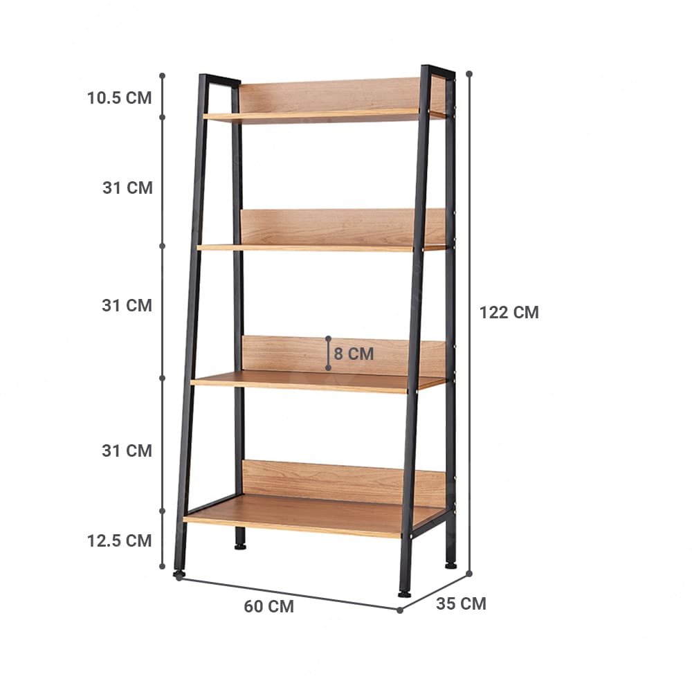 Jual Masterspace Rak Buku 4 Tingkat Hitam Original Ace