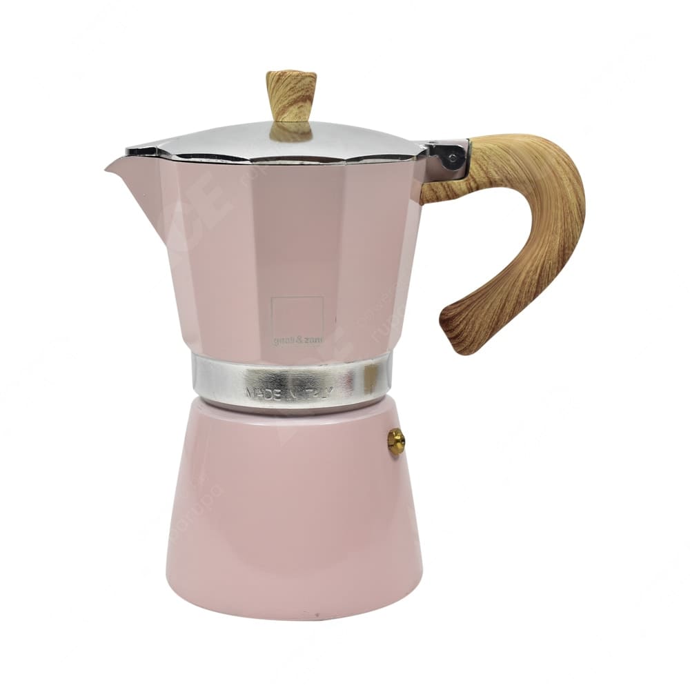 Jual Gnali Zani Moka Coffee Maker 6 Cup Pink Original Ace