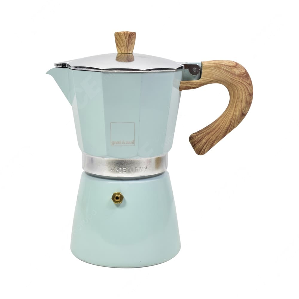 Jual Gnali Zani Moka Coffee Maker 6 Cup Biru Original ACE