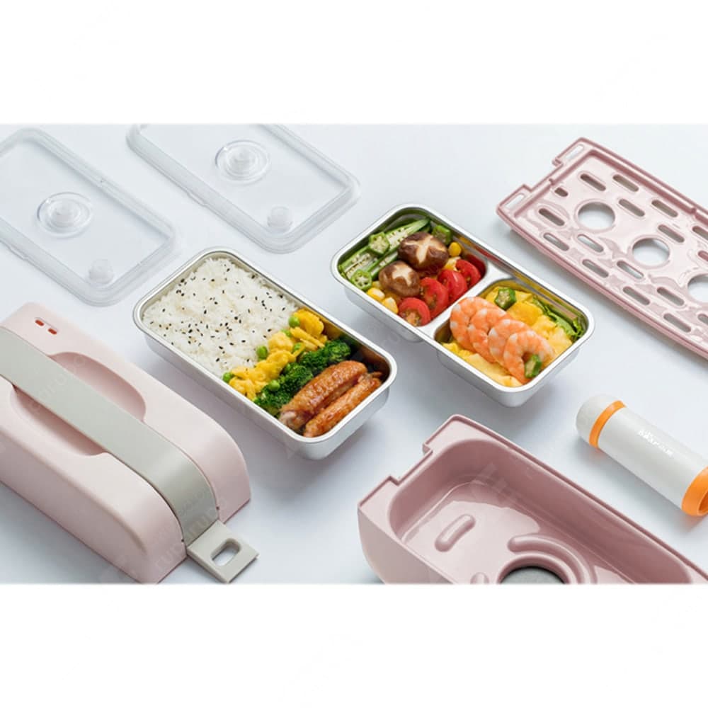 Jual Bear Tempat Makan Dengan Warmer Elektrik 270 W Pink Original Ace