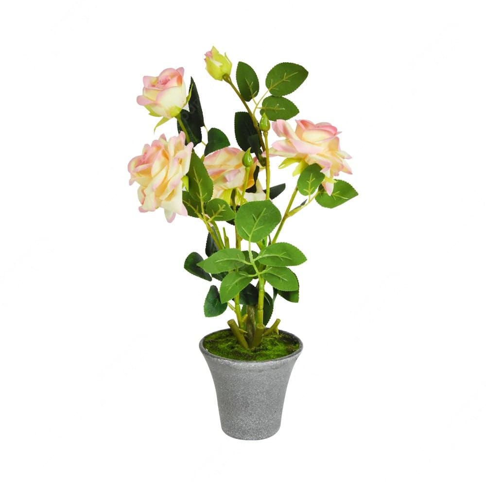 Jual Arthome 45 Cm Bunga Mawar Artifisial 2 H Pink Original Ace