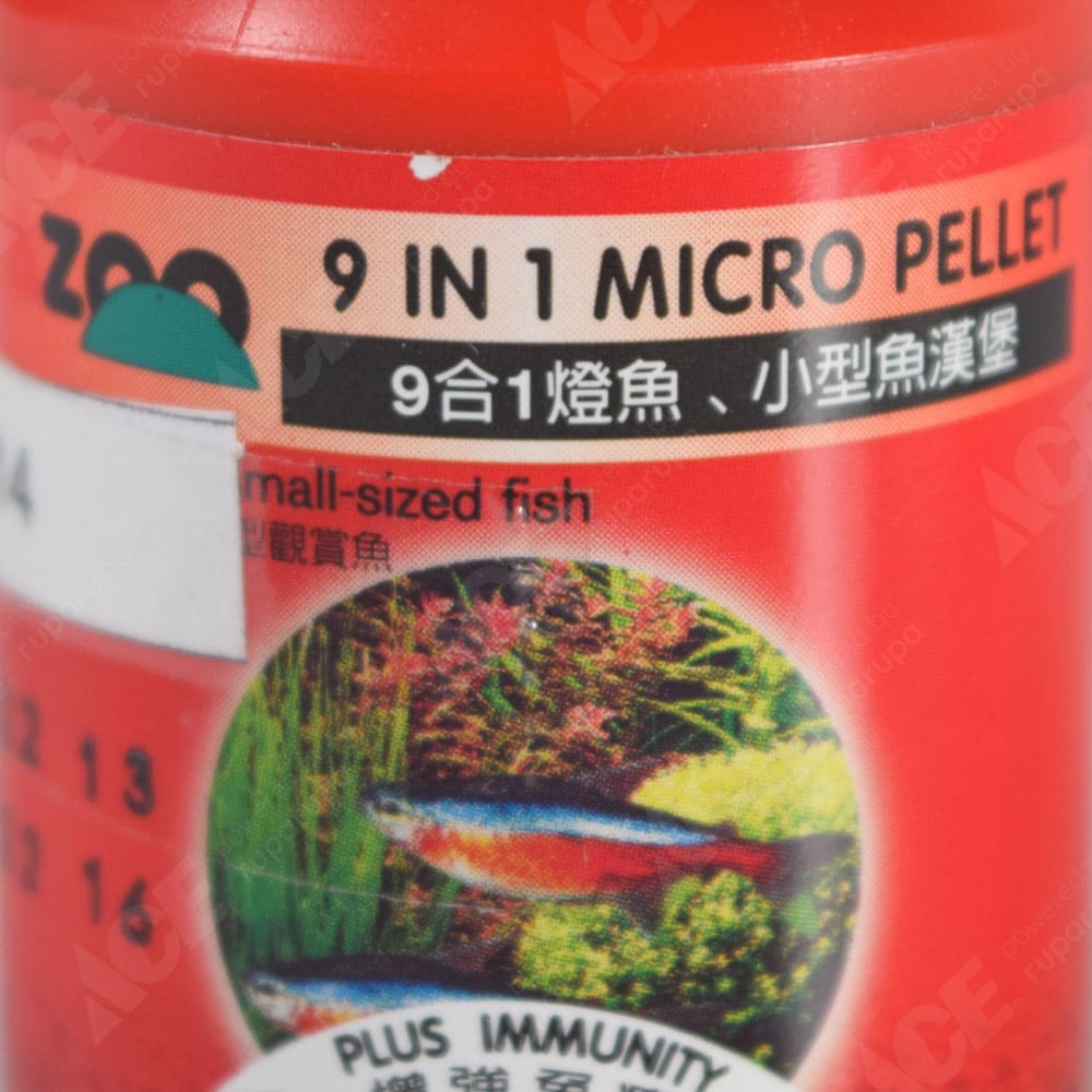 Jual Azoo Makanan Ikan Hias Micro Pellet 9 In 1 35 Ml Original Ace