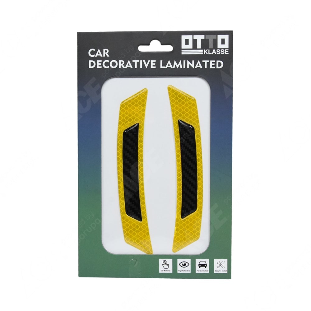 Jual Otto Klasse Set Stiker Mobil Reflektif Motif Karbon 2 Pcs
