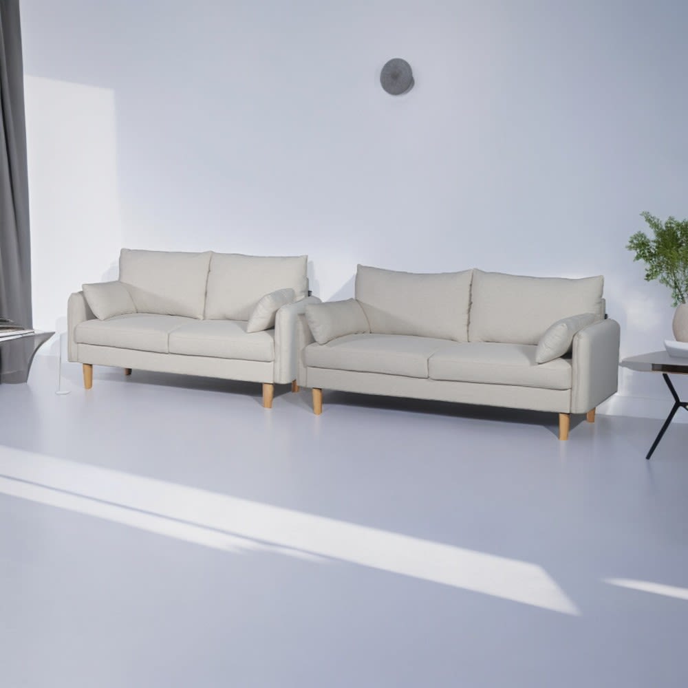 Sofa Bench Informa Jual Informa Kimi Set Sofa Fabric 2 3 Seater Krem Terbaik | Informa