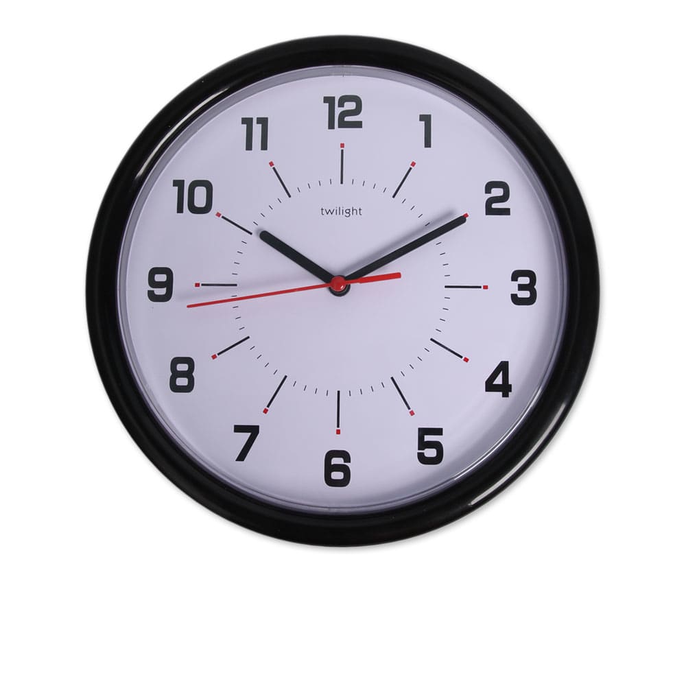 Jual Jam Dinding 10 Cm Hitam Terbaru Ruparupa