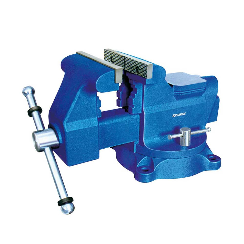 Jual Krisbow American Bench Vise Ragum Putar 12 7 Cm Biru Terbaik Informa
