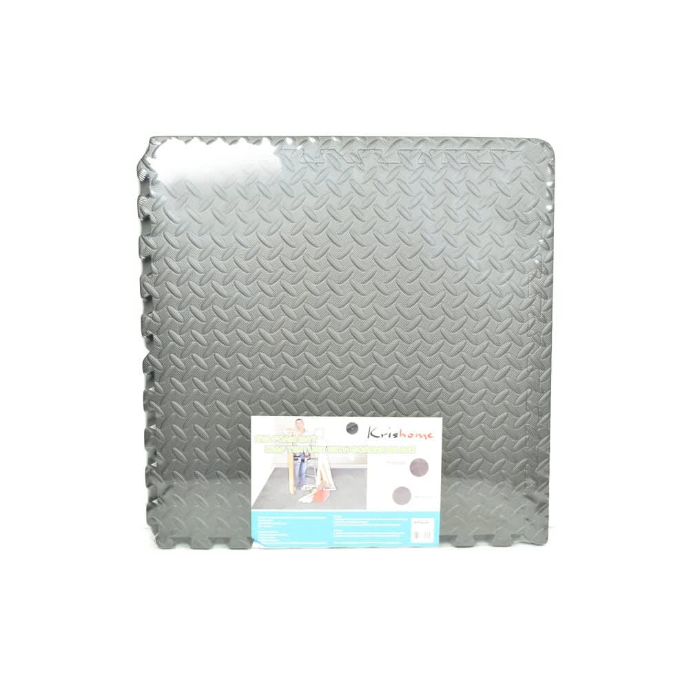 Jual Karpet Puzzle 60 X 60 X 1 5 Cm Eva Mat Texture Abu 