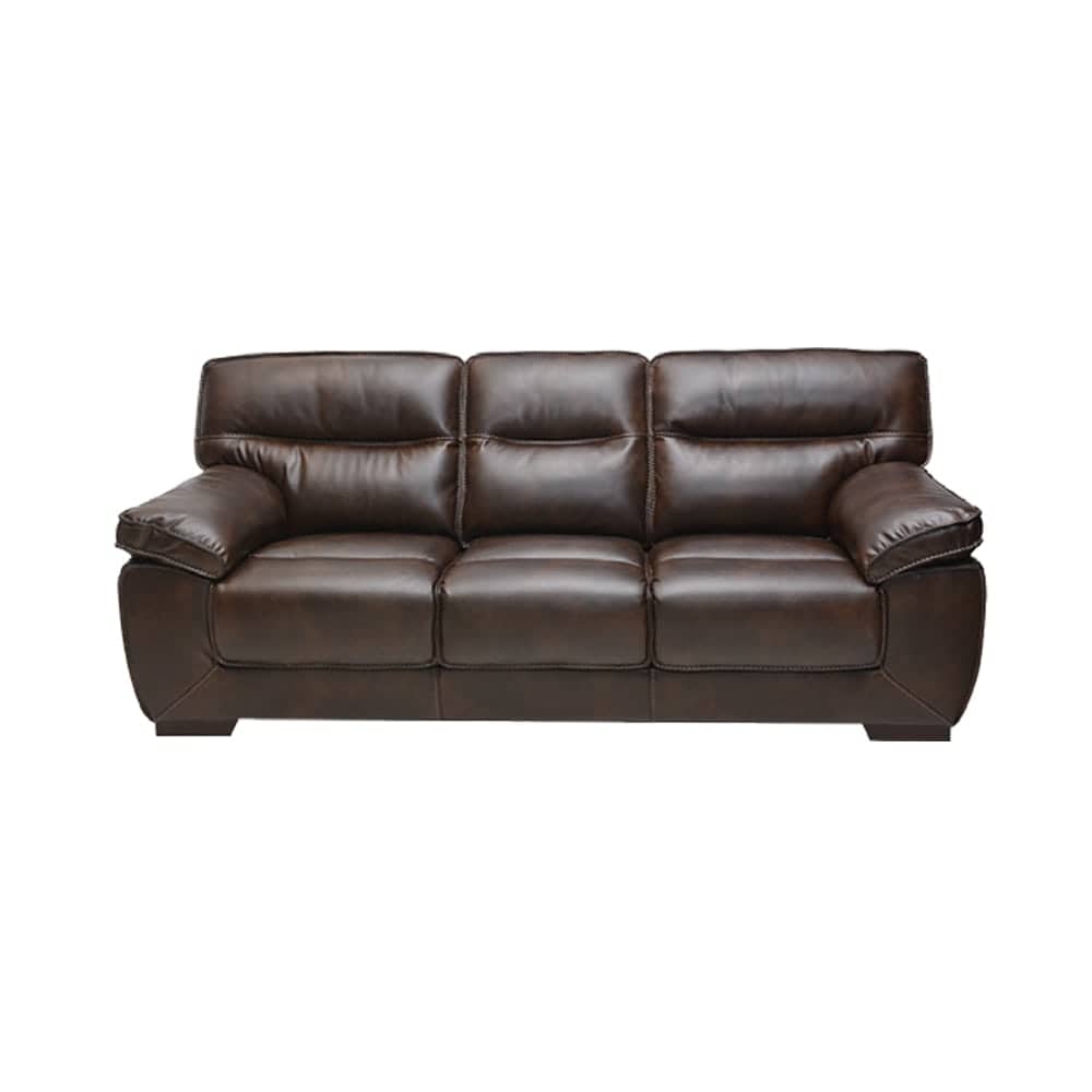 Jual Cheers Matthew Sofa 3 Dudukan Cokelat Terbaik | Informa